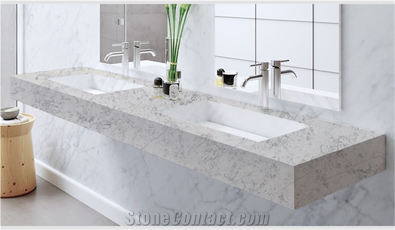 High Impressively Bathroom Single Basin Vanity Top 6020