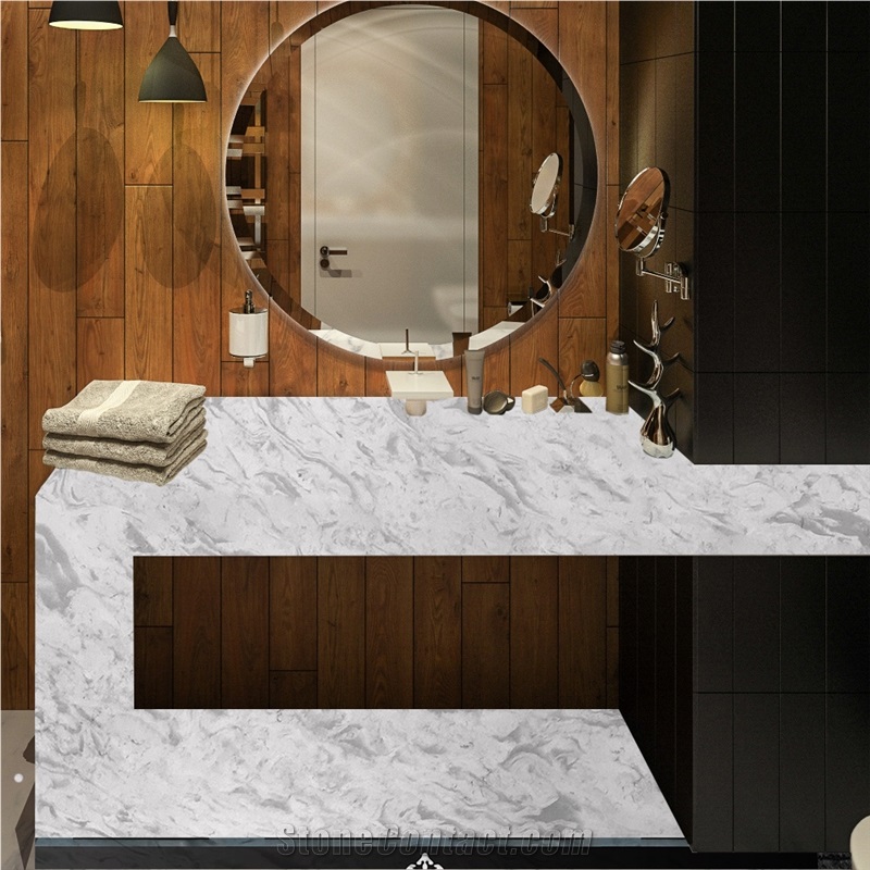 High Impressively Bathroom Vanity Cabinets Quartz 4015