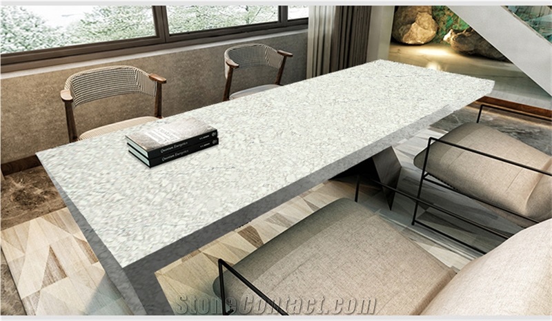 Highly Impressive Quartz Island Kitchen Countertop 4018