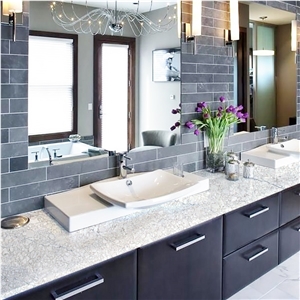Hot Sale Artificial Stone Bathroom Vanity Countertop