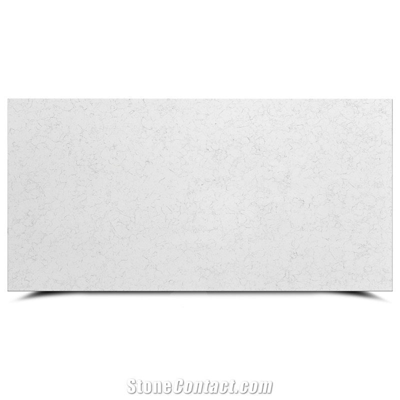 Hot Sale Marble Series Coarse Carrara Quartz 4032 Slab