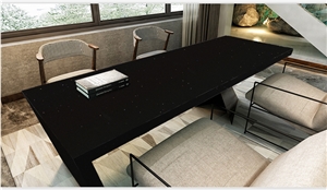 Hot Sale Quartz 1003 Sparkle Black Kitchen Bench Tops