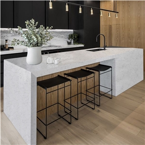 Marble Series 4032 Coarse Carrara Quartz Beachtop