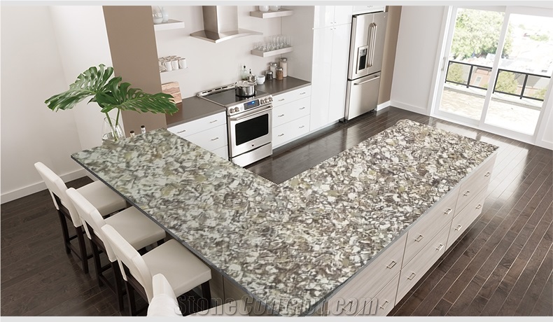 Retro Style 3019 Gold Coast Kitchen Island Countertops