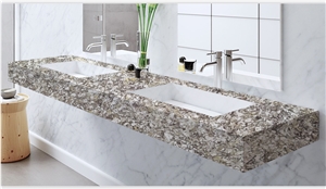 Retro Style Bathroom Vanity Countertop 3019 Gold Coast