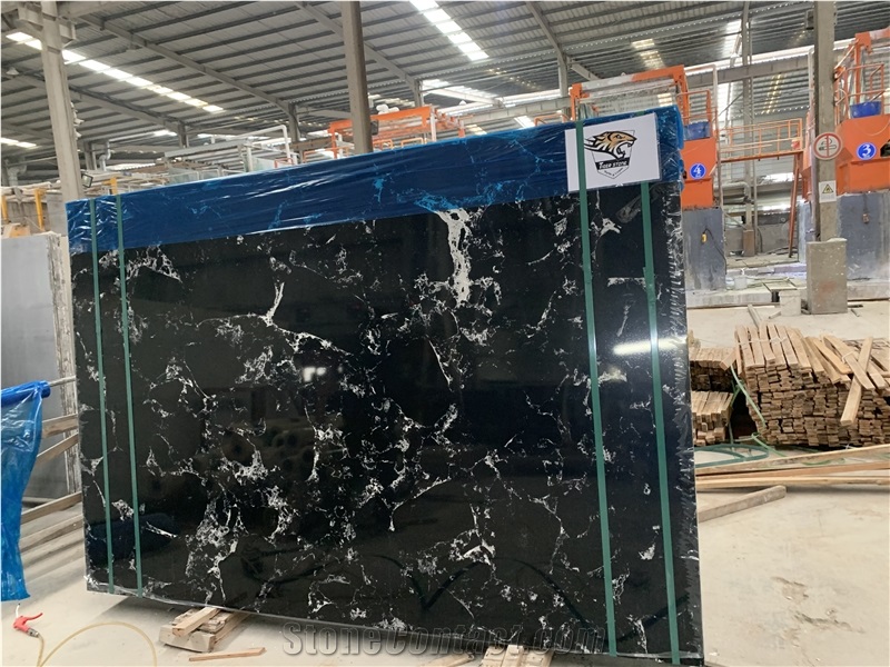 Belly Black Fullbody Quartz Slabs