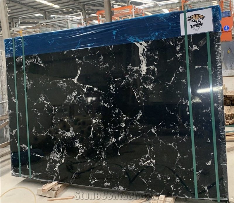 Belly Black Fullbody Quartz Slabs
