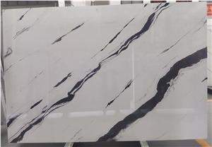 Panda White Ink-Printing Quartz Slabs Panda White Ink-Printing Quartz Slabs