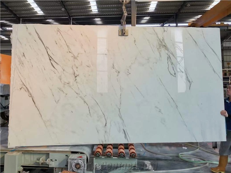 Calacatta White Marble Aluminum Honeycomb Backed Products