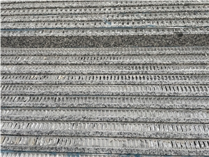 G641 Granite Stone Hoeycomb Aluminum Backed Panel