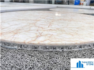 Spider Cream Aluminum Honeycomb Panel Table Tops