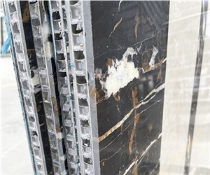 Stone Honeycomb Aluminum Pattern
