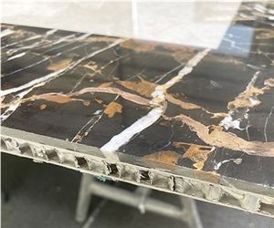 Stone Honeycomb Aluminum Pattern