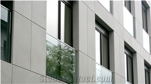 White Sandstone Rainscreen Wall Cladding White Sandstone Rainscreen Wall Cladding