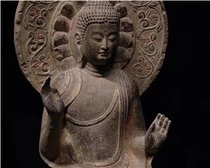 Buddha Statue Chinese Hand Carved Stone Buddha Statue