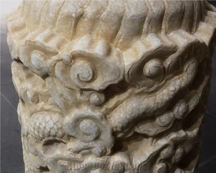 Building Porch Stone Columns Large Natural Stone Columns