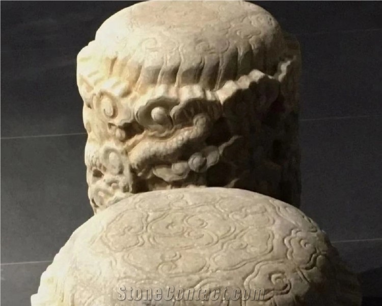 Building Porch Stone Columns Large Natural Stone Columns