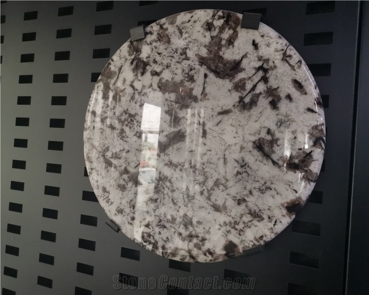 Granite Round Shaped Coffee Table Top