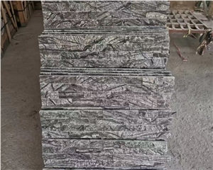 Grey Cultured Stone Exterior Slate Stone Wall Cladding Panel