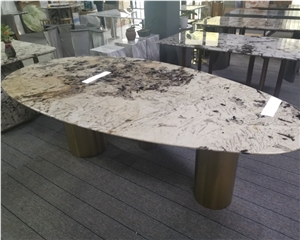 Hot Round Dinning Table Top Natural Granite Coffee Table Top