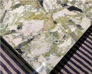 Ice Green Marble Cold Jade Marble Natural Stone Coffee Table