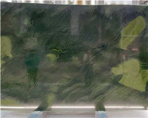 Natural Stone Avocatus Green Quartzite Slab Green Stone Coffee Table