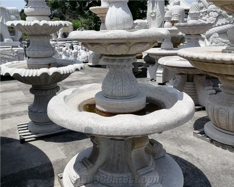 Natural Stone Water Fountain Stone Fountain Garden Fountain