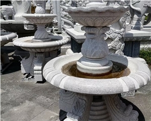 Natural Stone Water Fountain Stone Fountain Garden Fountain