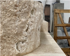 Natural Travertine Stone Side Table Stone Coffee Table
