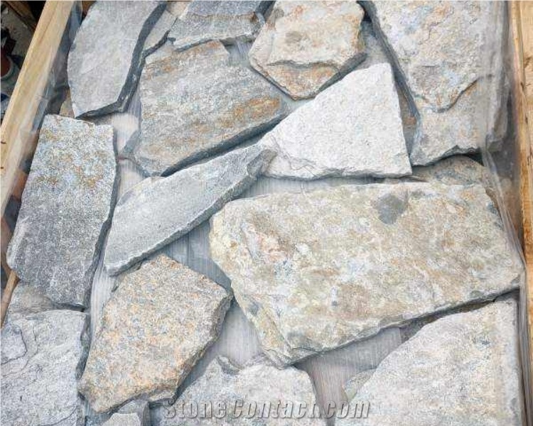 Natural Wall Cladding Slate Ashlar Stone Veneer