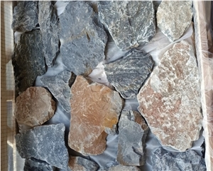 Natural Wall Cladding Slate Ashlar Stone Veneer