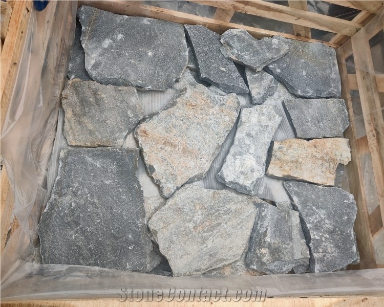 Natural Wall Cladding Slate Ashlar Stone Veneer