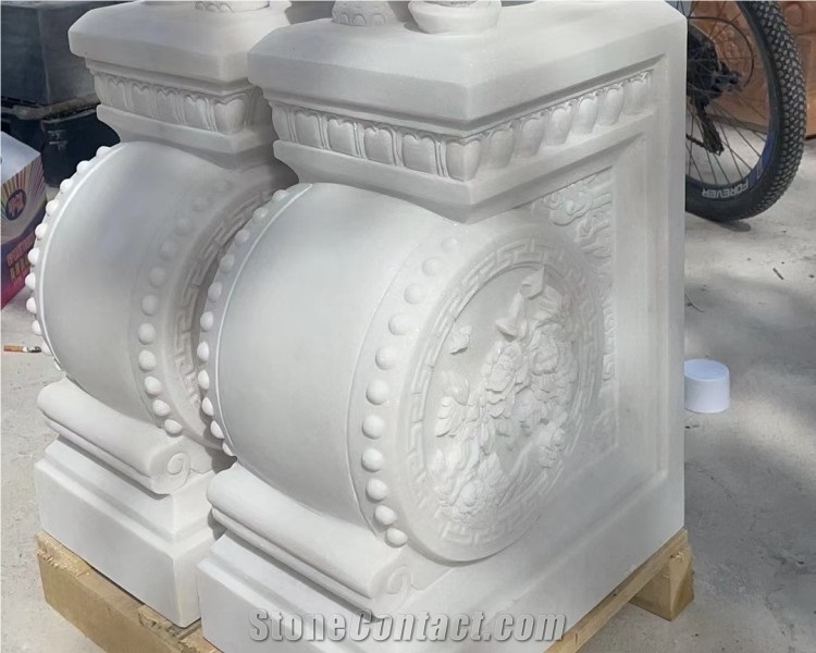 Outdoor Large Drum Natural Stone Carving Chinese BAO GU SHI