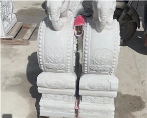 Outdoor Large Drum Natural Stone Carving Chinese BAO GU SHI