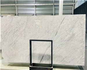 Popular Natural White Carrara Marble Stone Dining Table