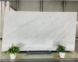 Popular Natural White Carrara Marble Stone Dining Table