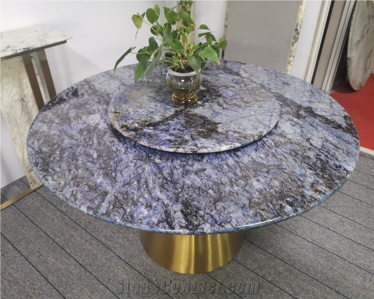 Rectangle Shaped Splendor White Granite Coffee Table Top