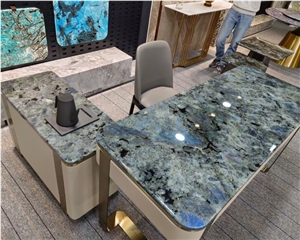 Stone Dining Table Top Blue Quartzite Coffee Table Top