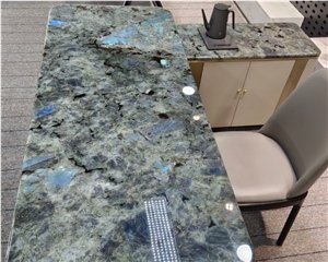 Stone Dining Table Top Blue Quartzite Coffee Table Top