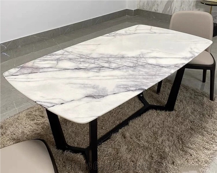 White Marble Stone Coffee Table Marble Top Coffee Tea Table