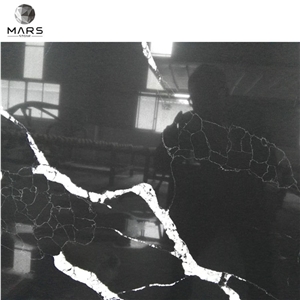 Black Artificial Quartz Stone Slab