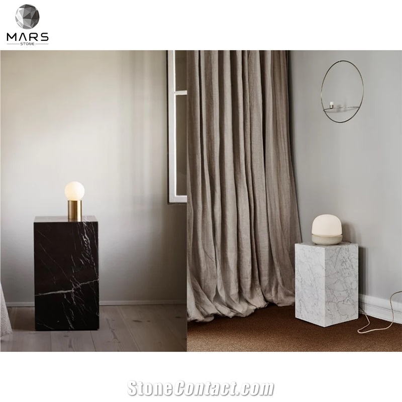 Factory Direct Sale Nero Marquina Marble Console Table