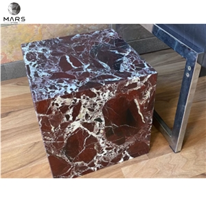 Marble Plinth Stone Coffee Side Table For Villa Home