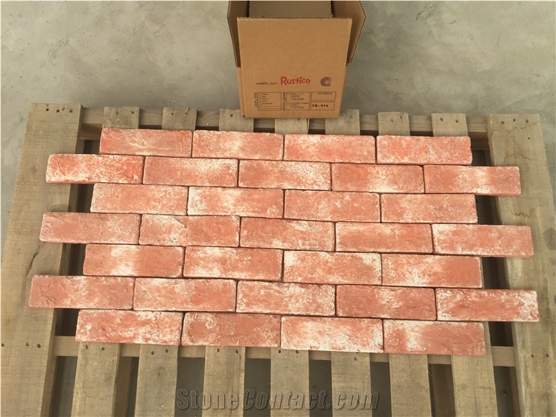 Terracotta Brick Ledge Stone For Wall Veneer CB Series-2