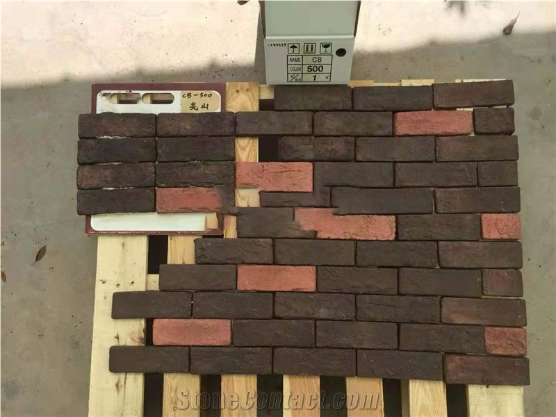 Terracotta Brick Ledge Stone For Wall Veneer CB Series-2