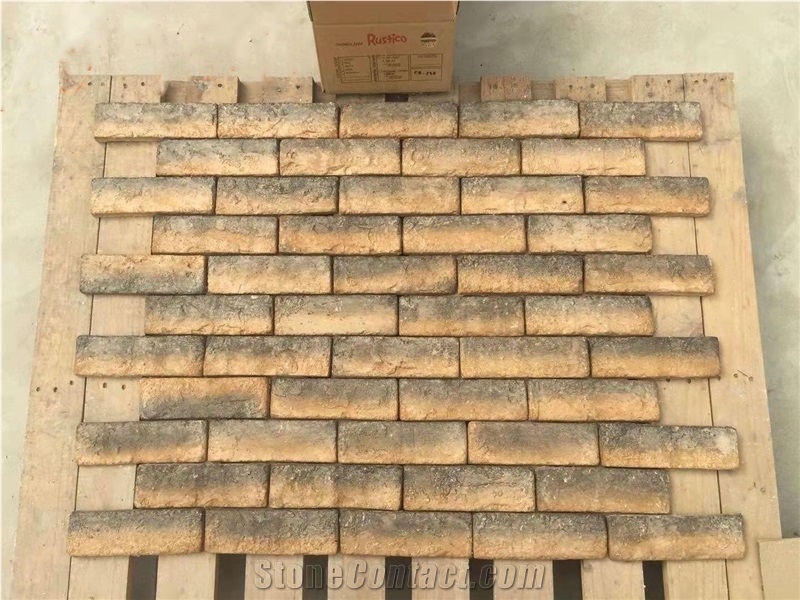 Terracotta Brick Ledge Stone For Wall Veneer CB Series-2