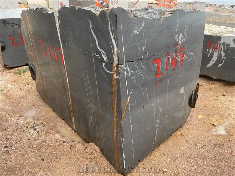 Black Aziza- Noir Aziza Marble Quarry