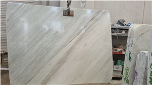 Polaris Sivec White Marble With Grey Veins Bookmach Slabs