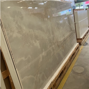 Cheap White Onyx Sintered Stone Slab&Tile Wall Floor Design