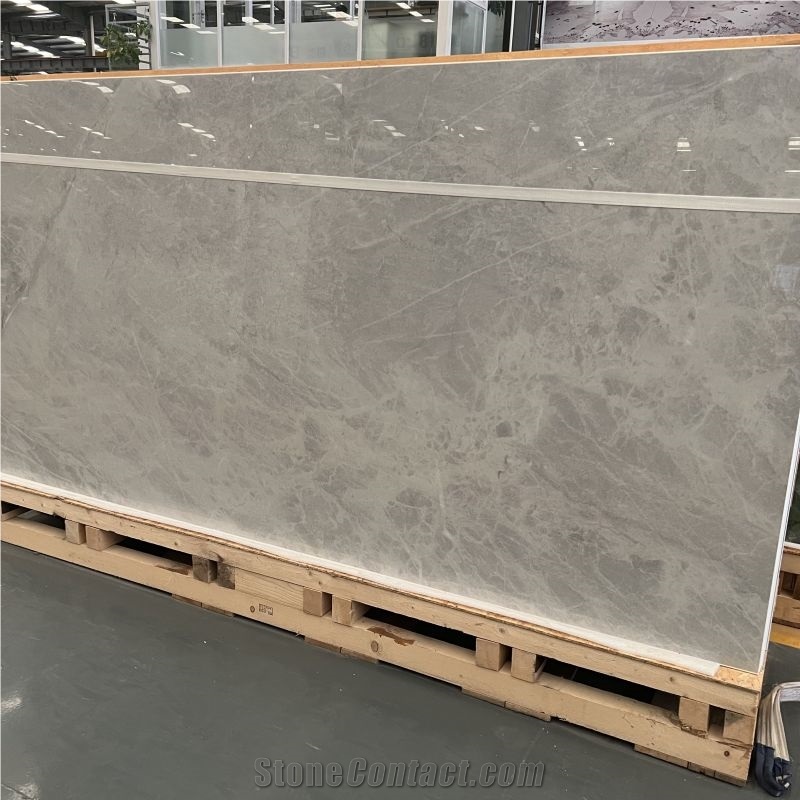 Grey Marble Look Sintered Stone Slabs & Tiles For Home Decor